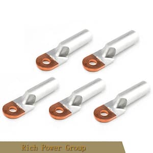 Cable lug And Wire Terminals DTL-10 DTL-16 DTL-800 Cu-Al BIMETALLIC FRICTION WELDED CONNECTOR CABLE TERMINALS WIRE TERMINALS CABLE ACCESSORIES ELECTRICAL LUGS COPPER ALUMINUM BIMETAL LINK