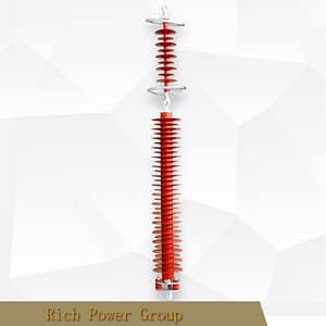 35kV to 220kV Gaps Surge Arrester outdoor suspension type silicone rubber  Lightning Arrester with Gaps