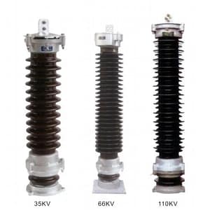 132kV Porcelain Housing Surge Arrester for Power System